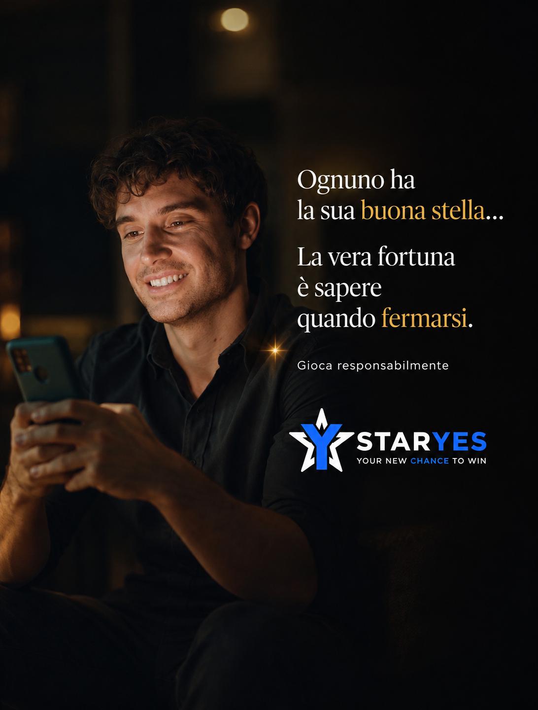 Campagna StarYes — La vera fortuna è sapere quando fermarsi